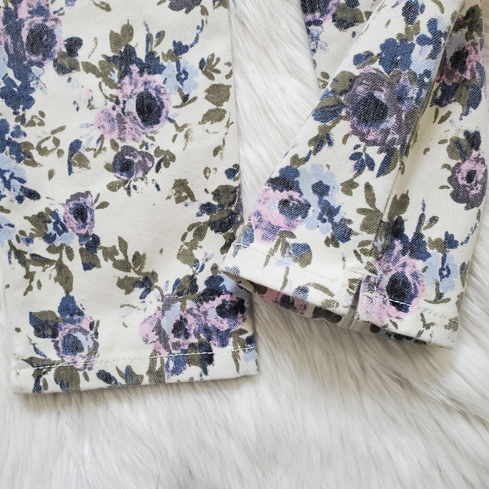 DL1961 Angel Katniss Floral Skinny Ankle Jeans - Picture 10 of 14